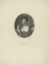 女優フリーデリケ ヴィルヘルミーネ ハートヴィッヒの肖像 1777 年～1849 年、c. 1801年