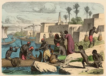 古代エジプト：釣り