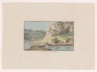 ジュウ湖近くのル ポンの眺め Au Pont prés du Lac de Joux (オブジェクトのタイトル) スイスの景色（シリーズタイトル） Collection de quelques vues dessinées en Suisse d