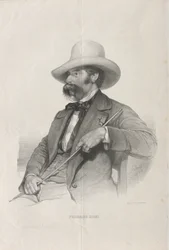 作曲家フェデリコ・リッチの肖像 1809-1877 , 1853.