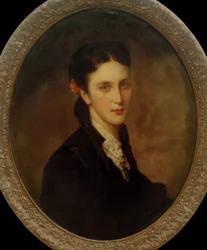 Karoline von Liebiegの肖像、1868年
