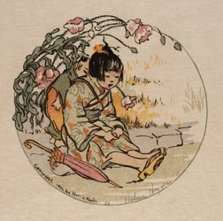 疲れ果てた小さな母