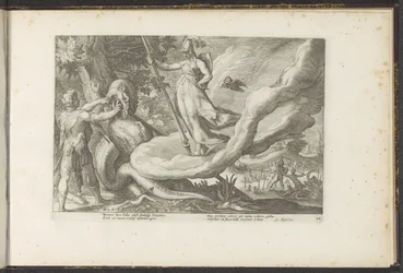 カドモスはドラゴンの歯をまきます Ovid