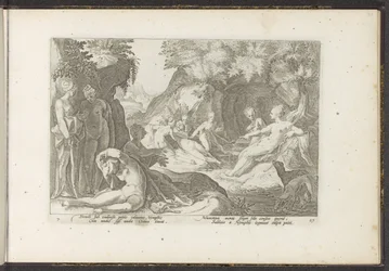 ダイアナがカリストの妊娠を発見 Ovid