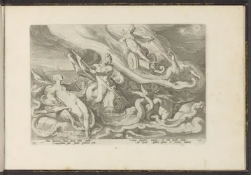 テティスとオケアノスに文句を言うジュノ Ovid