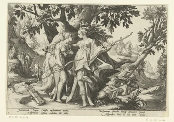 木星はダイアナに扮してカリストを誘惑する Ovid