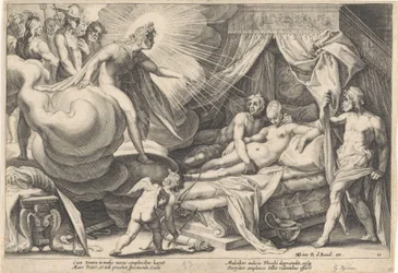 アポロに驚く火星と金星 Ovid