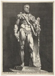 ヘラクレスとテレフォス ヘラクレスとしてのコンモドゥス皇帝 ローマの 3 つのアンティーク像 (シリーズ タイトル)