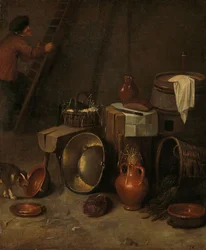 馬小屋の静物