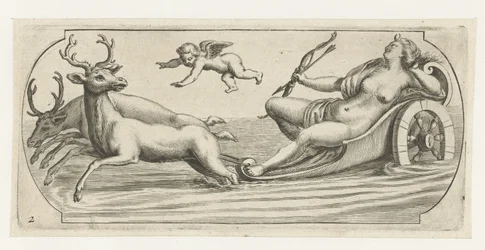 弓と矢を持つダイアナ Nouveau Livre des Dieux et Deeßes De la Marine Bouckje of Sea Gods and Goddesses (シリーズ タイトル)