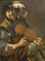 オランダ語：少年ヴァイオリニスト A Boy Violinist