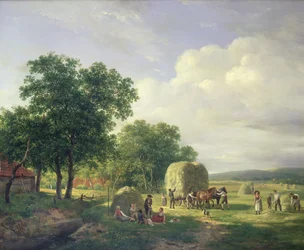 ヘイメイカーズのいる森の風景、1822