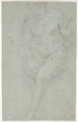 右足を伸ばして座っている男性モデル研究