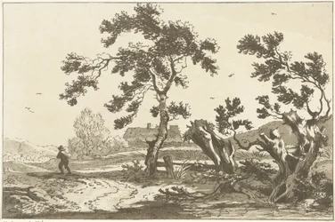 Bomen langs een weg 風景画を学ぶ人のために計算された12のデザイン（連載タイトル）