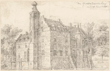St. Michielsgestel 近くの Grote Ruwenberg 城
