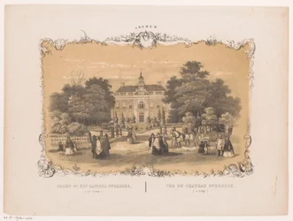 オーバービーク城の眺め Overbeek Castle のビュー (Velp) (オブジェクトのタイトル) アーネム (オブジェクトのシリーズ タイトル)