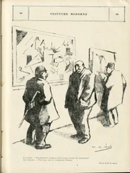 H.G.イベルス（1867-1936）によるイラスト（Le Rire紙、04/02/22） - 近代絵画 - 芸術、反ユダヤ主義、前衛 - ユダヤ人