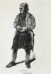 Le père Grandet - バルザックの「Eugénie Grandet」（Henri Monnier作）の中で、1843年のオリジナル版。
