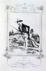 アンリ・ブーテによる「雨」を描いたイラスト 1895年（彫刻
