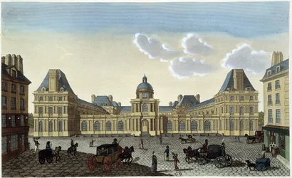 リュクサンブール宮殿の眺め（1820年頃） - Courvoisierの "Vues de Paris "より