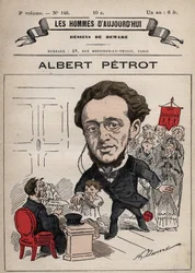 アルベール・ペトロ（1837-1897）の漫画（「Les Hommes d