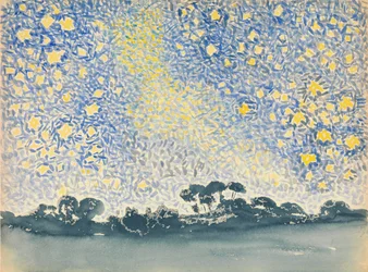 星のある風景、カリフォルニア州。 1905～1908年。