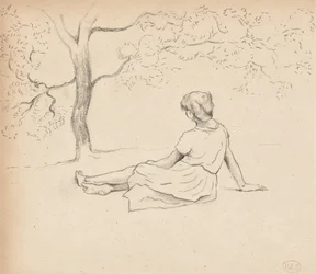 「プロヴァンスのLaundresses」のための研究、1885-89年