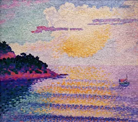 海に沈む夕日