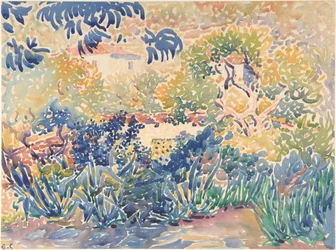 サンクレールの芸術家の庭、1904 年から 5 年。