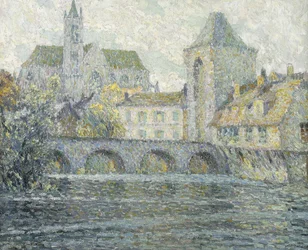 モレットの風景、橋;モレの風景、ルポン
