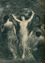 ダンサー、c1900
