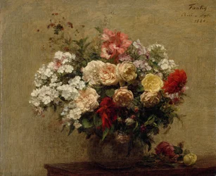 夏の花、1880年。