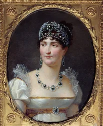 ジョゼフィーヌ・ド・ボーアルネ（1763-1814）の肖像 アンリ・フランソワ・リーズネル（1767-1828）による絵画 1806年 マルメゾン、ミュゼ・デュ・シャトー