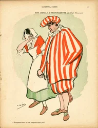 The Butter Plate, number 501, Satirical in Colour
