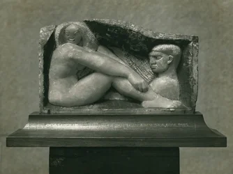 オダリスク（男と女）」1912-13年（アラバスタ