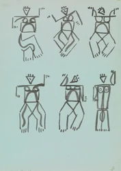 踊る人物に関する6つの研究