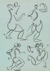 Duas figuras de corpo inteiro