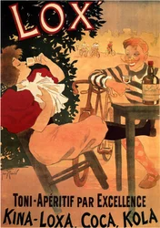 Lox Toni-Aperitif パー エクセレンス。 キナロクサ、コーラ、コーラ、1895
