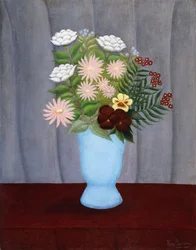 庭の花;庭の花、1909-10年頃