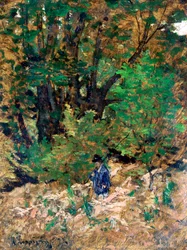 森の中の家、c1880