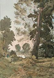 アンリ・ハーピニーの水彩画より、c1839-1898、1898