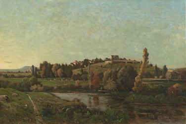 オーヴェルニュの風景、1870年。