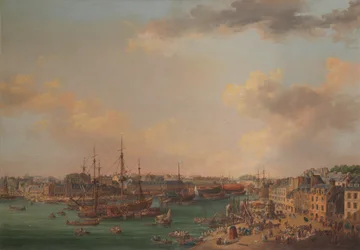 ブレストのアウターハーバー、1773年。