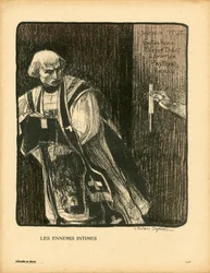 The Butter Plate, number 180, Satirical in B&W