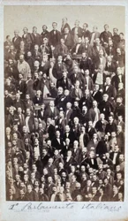 最初のイタリア議会 1861