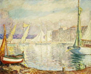 サントロペ港、1906