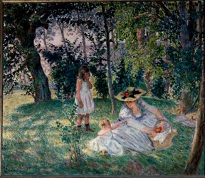 草の上の味 アンリ・ルバスク（1865-1937）の絵画 20世紀 アンジェ美術館所蔵