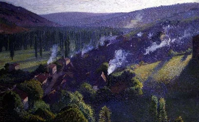 The Valley（油彩・キャンバス）