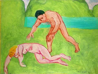 ニンフとサテュロス