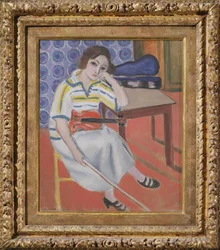 ヴァイオリンを持つ女 1921-23年頃 油彩・カンヴァス